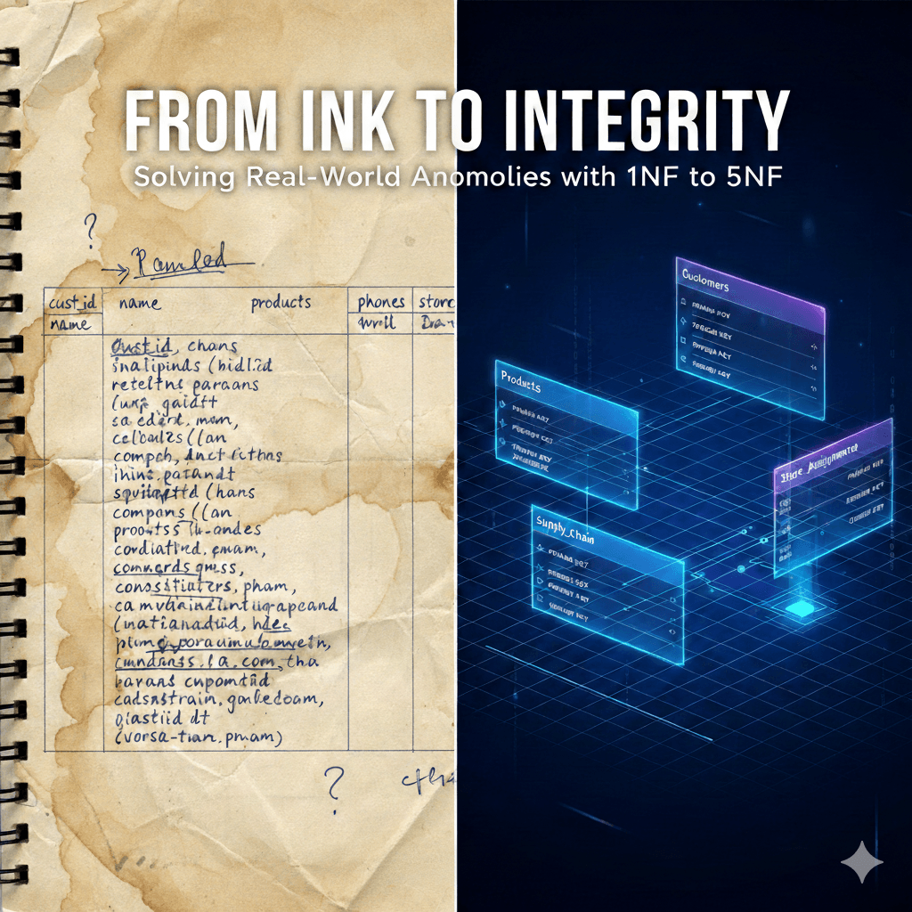 From Ink to Integrity: A Masterclass in Data Normalization
