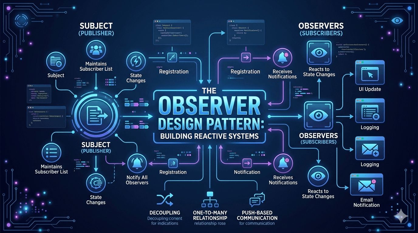 The Observer Pattern Unlocked: From React Context to Node.js Graceful Shutdowns